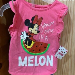 Disney Minnie Mouse Pink Kids Shirt